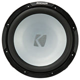 Kicker Car Speakers and Subs Kicker 45KMF124 12" Single Voice Coil Subwoofer - 4 Ohm