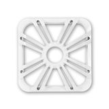Kicker Car Subwoofers Kicker 11L710GLW 10" Square Subwoofer Grill - White