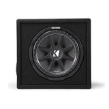 Kicker Subwoofer Enclosure Kicker 43VC124 Comp 12" 4 Ohm Vented Loaded Subwoofer Enclosure