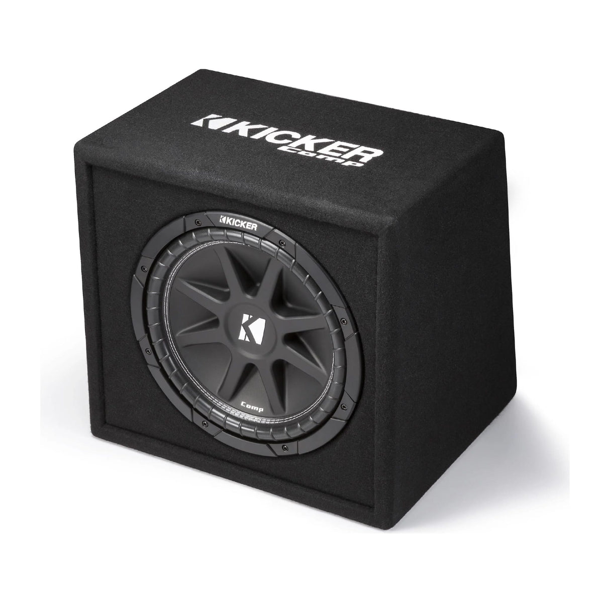 Kicker Subwoofer Enclosure Kicker 43VC124 Comp 12" 4 Ohm Vented Loaded Subwoofer Enclosure