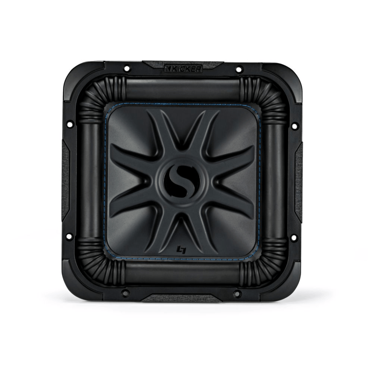 Kicker Car Subwoofers Kicker 44L7S104 Solo-Baric 10" Square Dual Voice Coil Subwoofer - 4 Ohm