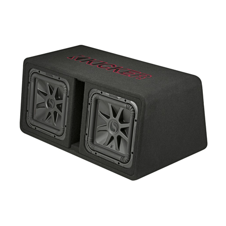 Kicker Car Subwoofers Kicker 45DL7R122 L7R Dual 12" Ported Loaded Enclosure - 2 Ohm
