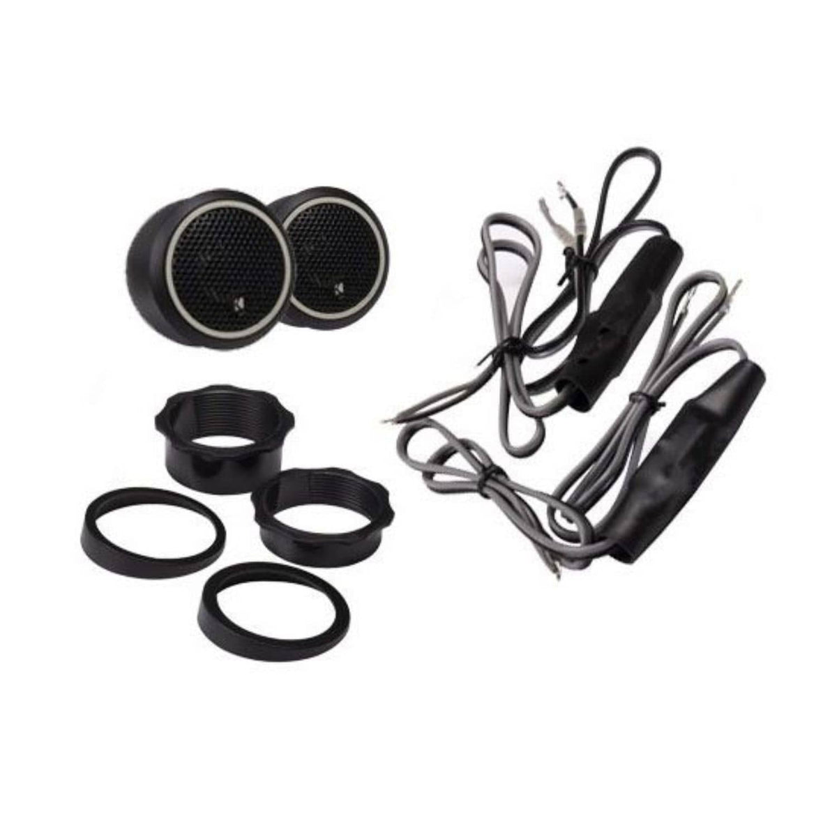 Kicker Car Speakers and Subs Kicker 46CST204 CS 0.75" 20 mm Tweeter Set with Crossovers