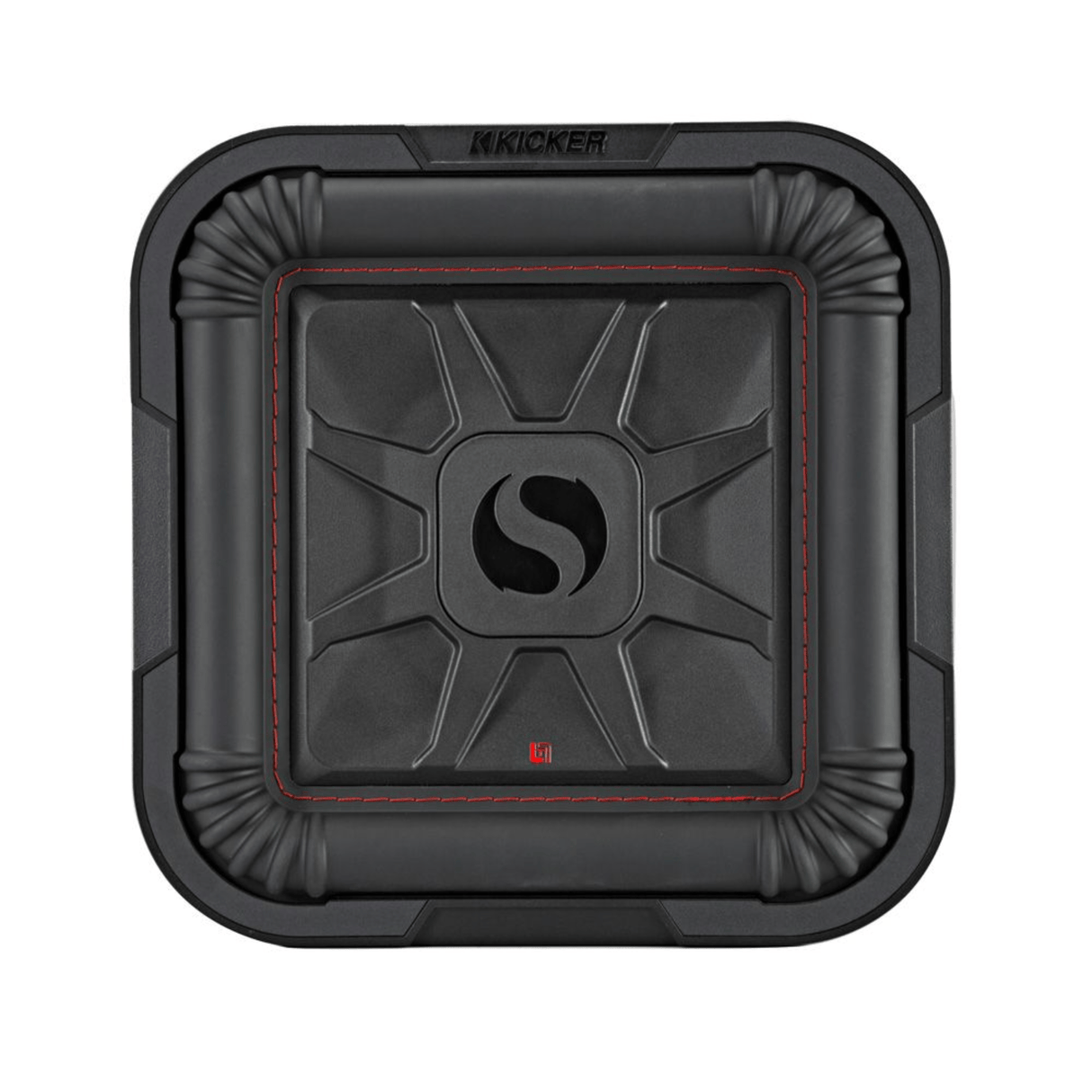 Kicker Car Subwoofers Kicker 46L7T104 10" Thin Profile Square Dual Voice Coil Subwoofer - 4-Ohm