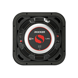 Kicker Car Subwoofers Kicker 46L7T104 10" Thin Profile Square Dual Voice Coil Subwoofer - 4-Ohm