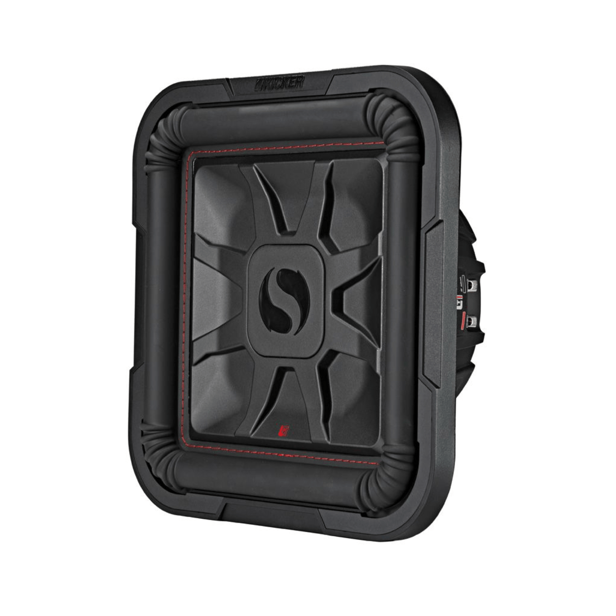 Kicker Car Subwoofers Kicker 46L7T124 12" Thin Profile Square Dual Voice Coil Subwoofer - 4-Ohm