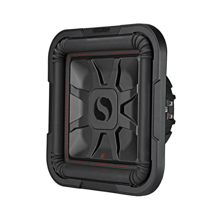 Kicker Car Subwoofers Kicker 46L7T124 12" Thin Profile Square Dual Voice Coil Subwoofer - 4-Ohm