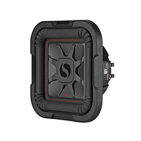 Kicker Car Subwoofers Kicker 46L7T84 8" Thin Profile Square Dual Voice Coil Subwoofer - 4 Ohm