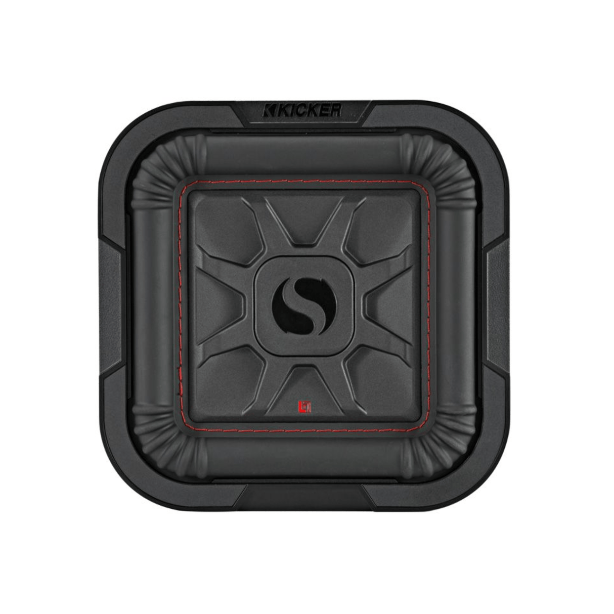 Kicker Car Subwoofers Kicker 46L7T84 8" Thin Profile Square Dual Voice Coil Subwoofer - 4 Ohm