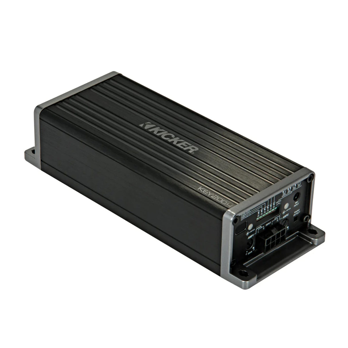 Kicker 4 Channel Amp Kicker 47KEY200.4ISO KEY 200W 4-Channel Smart Amplifier with ISO Harness