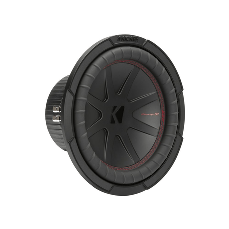 Kicker Dual Voice Coil Kicker 48CWR104 CompR 10" Dual Voice Coil Subwoofer - 4 Ohm