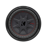 Kicker Car Subwoofers Kicker 48CWRT104 CompRT 10" Thin Profile Dual Voice Coil Subwoofer - 4 Ohm