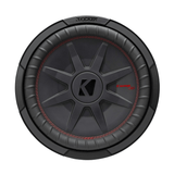 Kicker Car Subwoofers Kicker 48CWRT124 CompRT 12" Thin Profile Dual Voice Coil Subwoofer - 4 Ohm