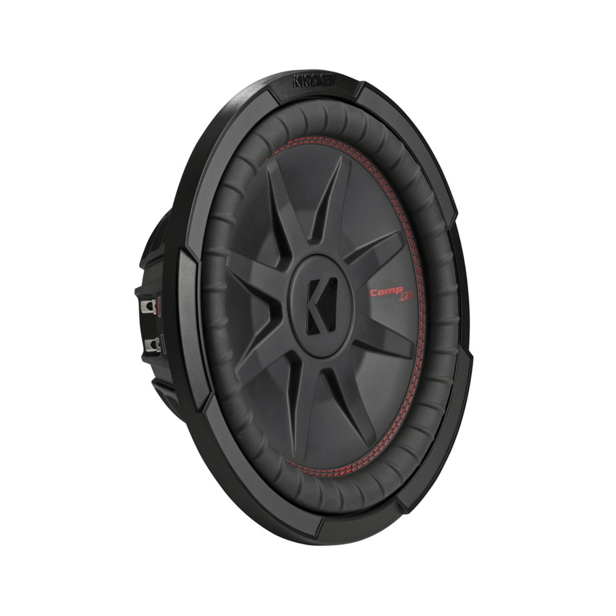 Kicker Car Subwoofers Kicker 48CWRT124 CompRT 12" Thin Profile Dual Voice Coil Subwoofer - 4 Ohm