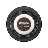 Kicker Car Subwoofers Kicker 48CWRT82 CompRT 8" Thin Profile Dual Voice Coil Subwoofer - 2 Ohm