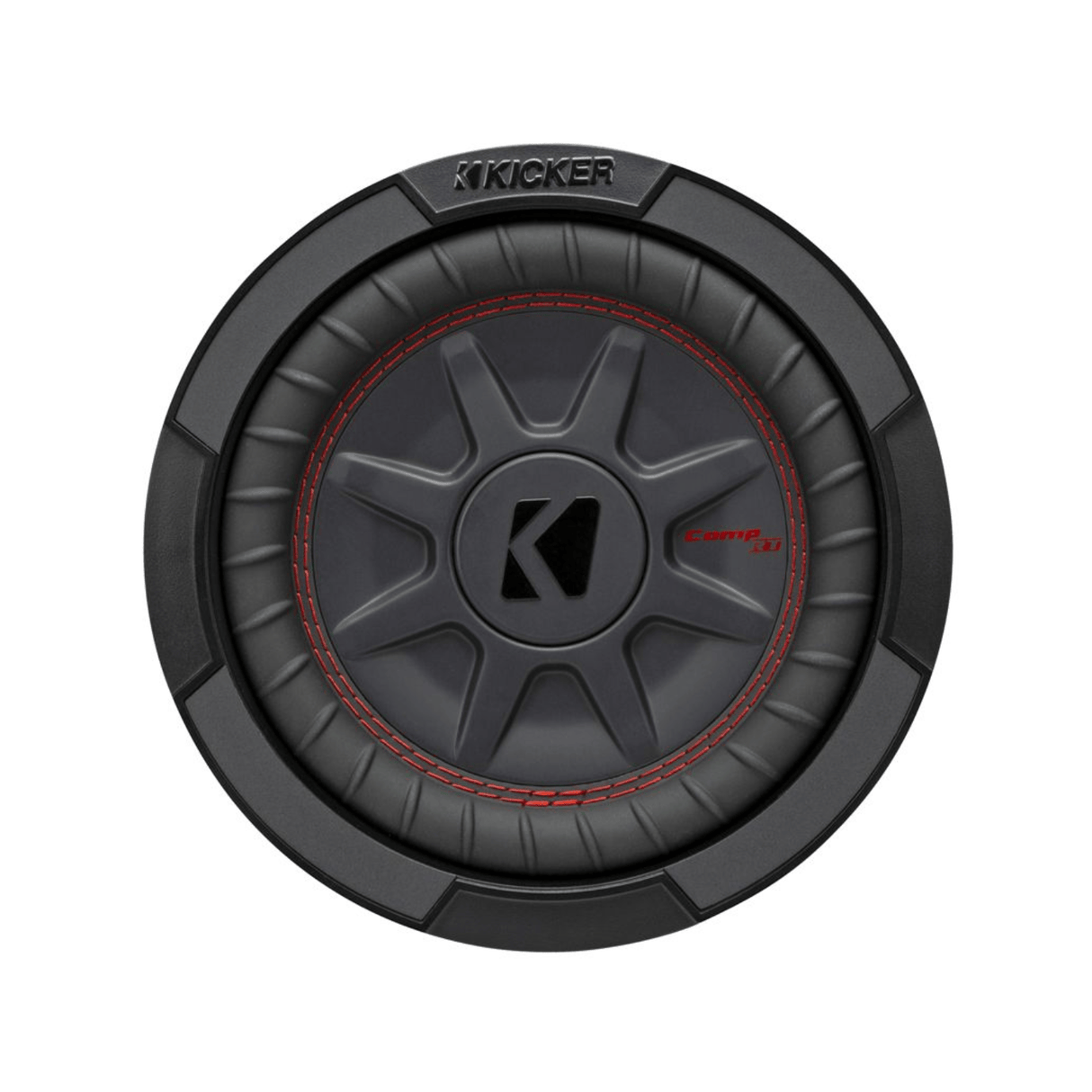 Kicker Car Subwoofers Kicker 48CWRT84 CompRT 8" Thin Profile Dual Voice Coil Subwoofer - 4 Ohm