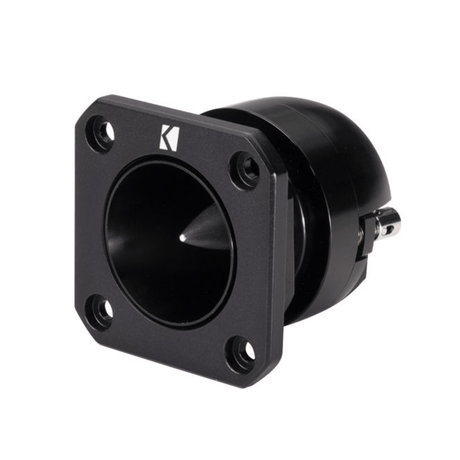 Kicker Car Tweeters Kicker 49ST3TW ST 1" (25 mm) Street Series Bullet Tweeter 4 Ohm - Single