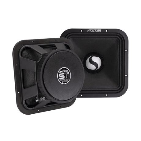 Kicker Car Speakers and Subs Kicker 49ST9MR4 ST 9" (229 mm) Street Series Square Mid-Range Speakers - Pair
