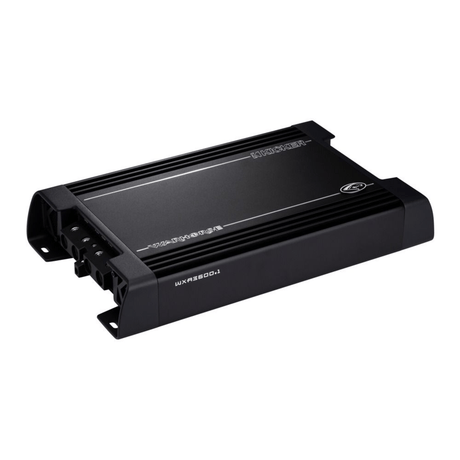 Kicker Monoblock Amp (For Subwoofers) Kicker 49WXA36001 Warhorse WXA3600.1 Mono Amplifier