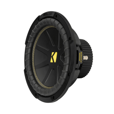 Kicker Car Subwoofers Kicker 50CWCS104 CompC 10" Single Voice Coil Subwoofer - 4 Ohm