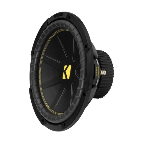 Kicker Car Subwoofers Kicker 50CWCS124 CompC 12" Single Voice Coil Subwoofer - 4 Ohm