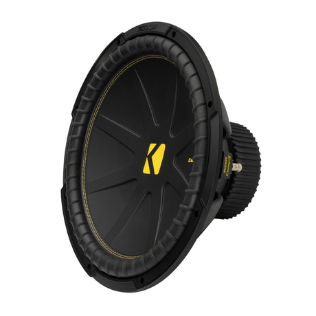 Kicker Car Subwoofers Kicker 50CWCS154 CompC 15" Single Voice Coil Subwoofer - 4 Ohm