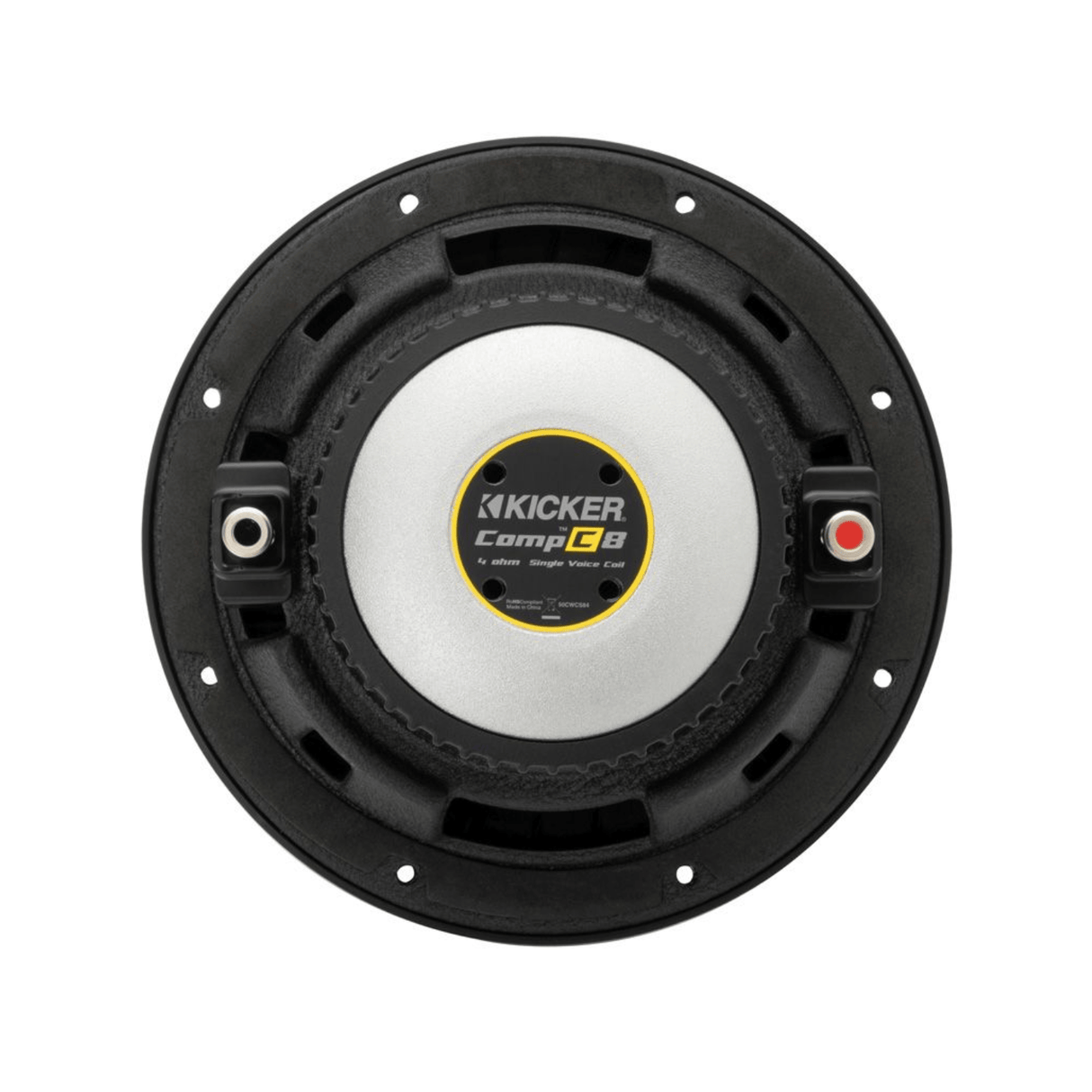Kicker Car Subwoofers Kicker 50CWCS84 CompC 8" Single Voice Coil Subwoofer - 4 Ohm