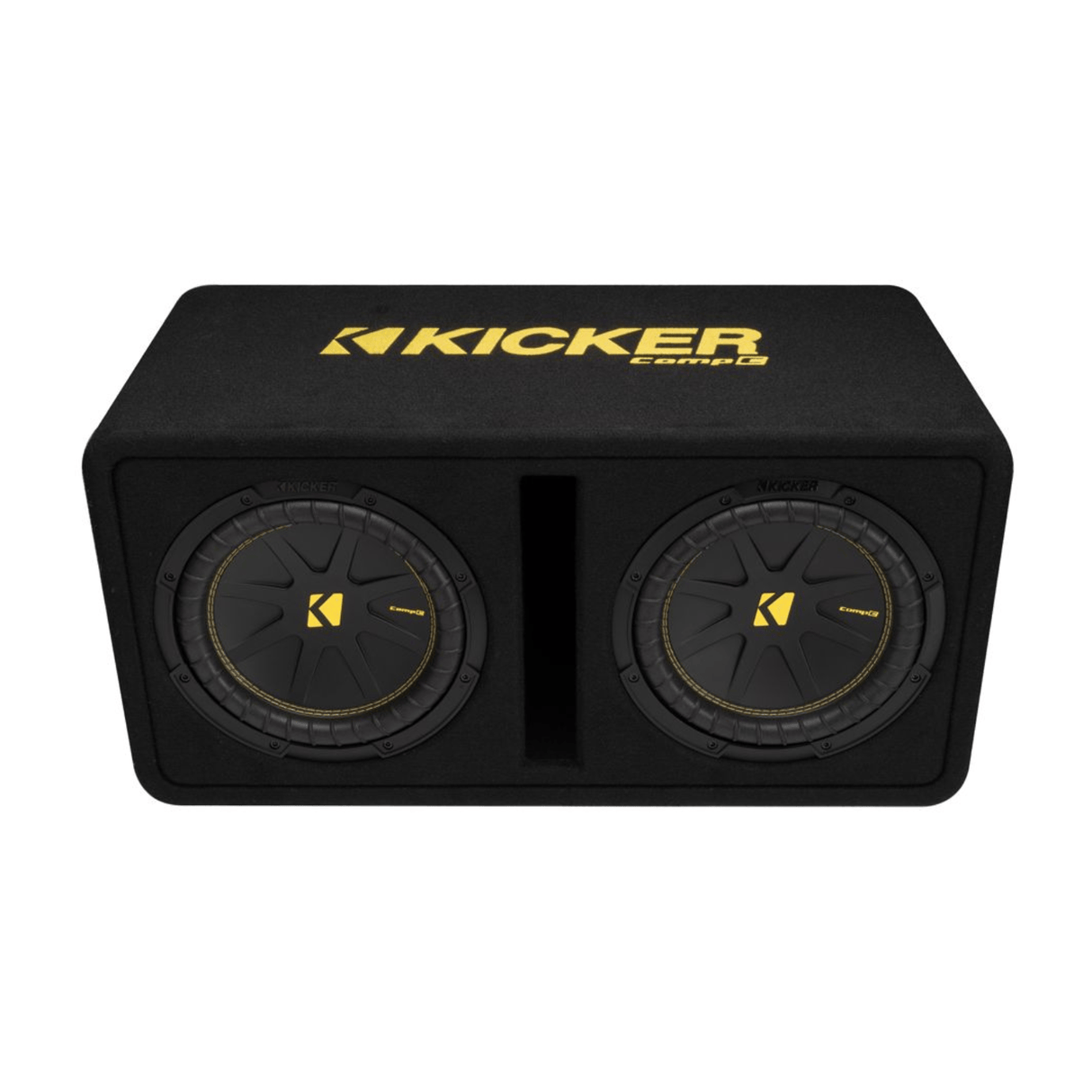 Kicker Car Subwoofers Kicker 50DCWC102 CompC Dual 10" Ported Loaded Enclosure - 2 Ohm