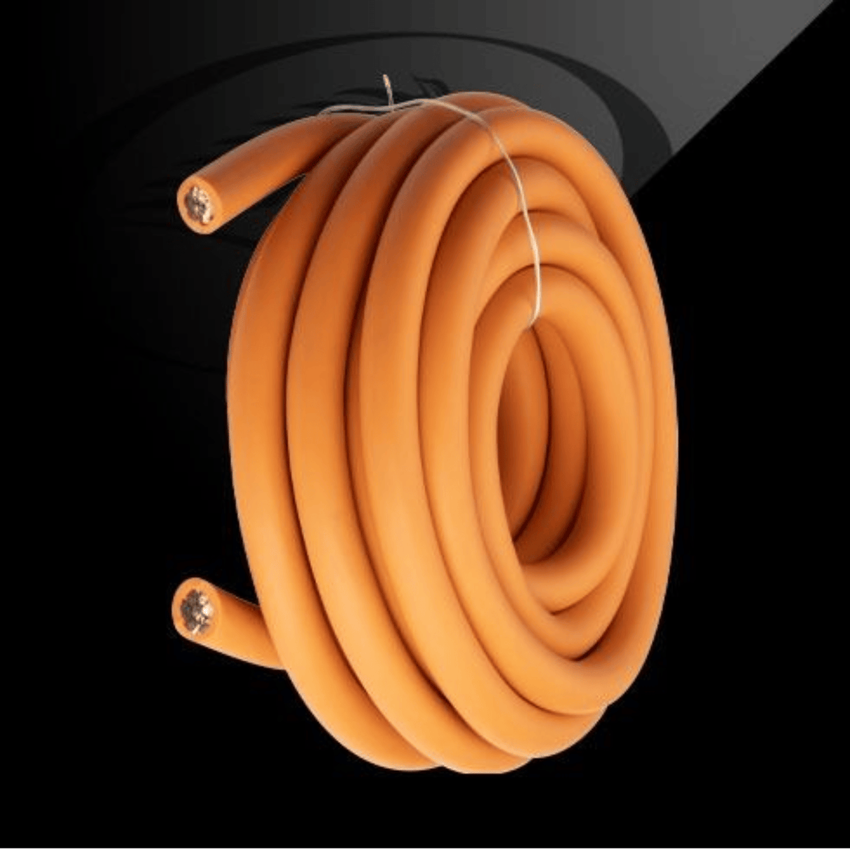 Kicker Power Cable Kicker 50PWOR020 Warhorse 1/0 AWG Premium OFC Orange Power Cable - 20 ft / 6M