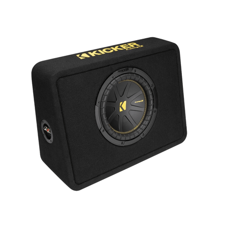 Kicker Car Subwoofers Kicker 50TCWC104 CompC 10" Thin Profile Loaded Enclosure - 4 Ohm