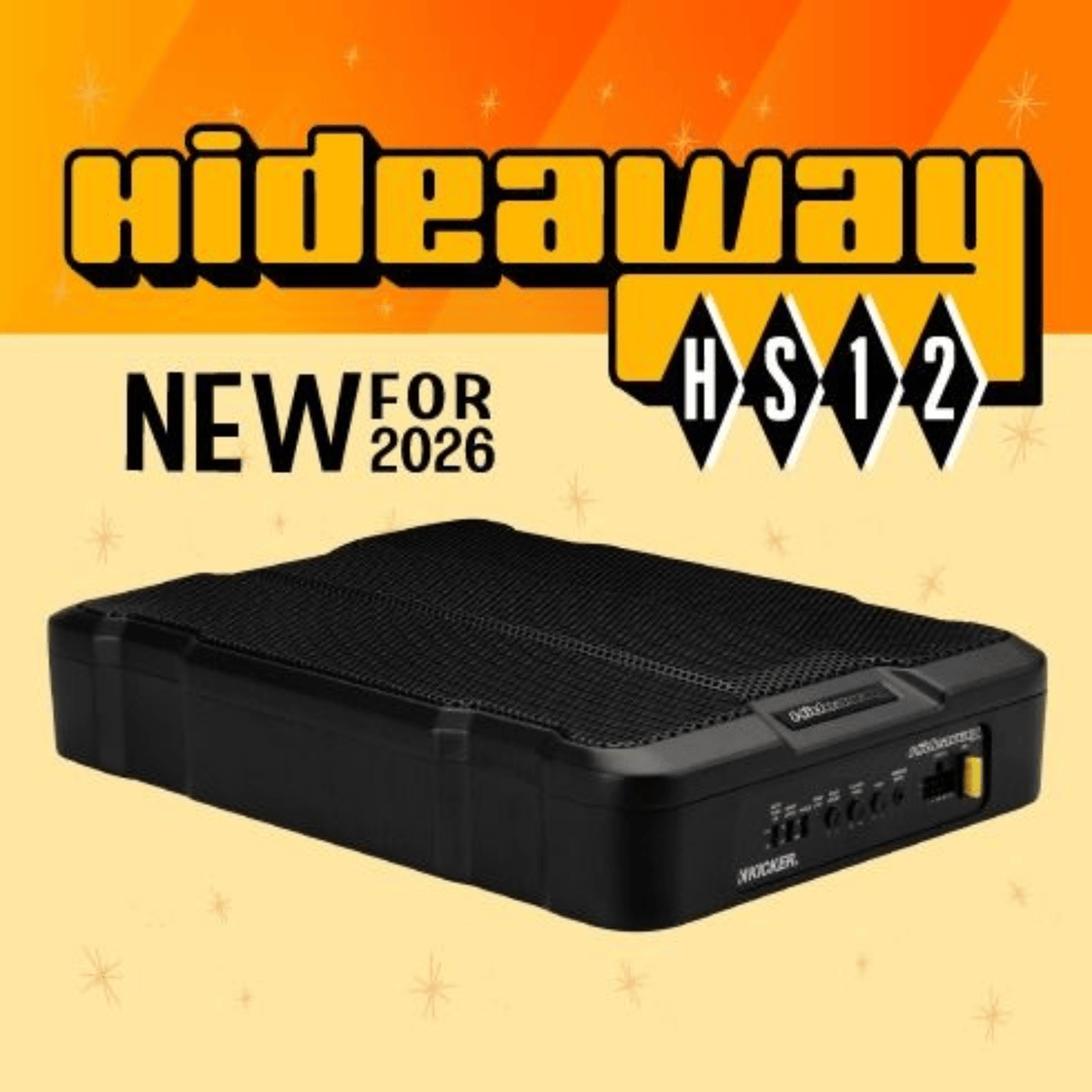 Kicker Car Subwoofers Kicker 51HS12 HS 12" Hideaway Compact Powered Loaded Enclosure