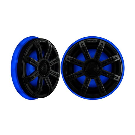 Kicker Car Speakers Kicker 51KLSR88 8.8" Weatherproof LED Lighted Step-down Speaker Ring, Pair, RoHS Compliant
