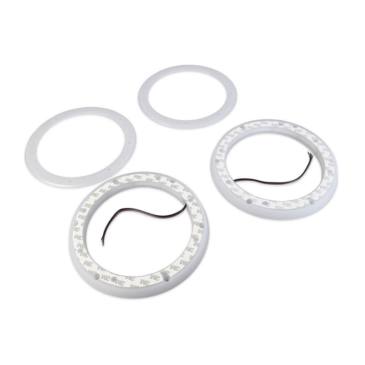 Kicker Car Speakers Kicker 51KLSR88 8.8" Weatherproof LED Lighted Step-down Speaker Ring, Pair, RoHS Compliant
