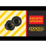 Kicker Car Speakers Kicker 51KSC2704 2.75" (70 mm) Speakers
