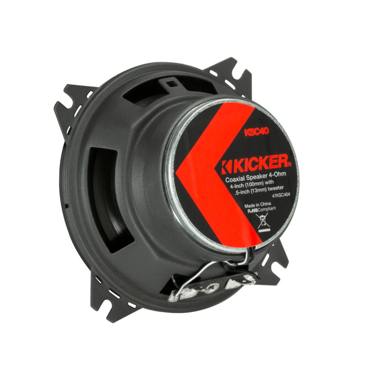 Kicker Car Speakers Kicker 51KSC404 4" (100mm) Coaxial Speakers
