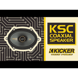 Kicker Car Speakers Kicker 51KSC6704 6.75" (165mm) Coaxial Speakers