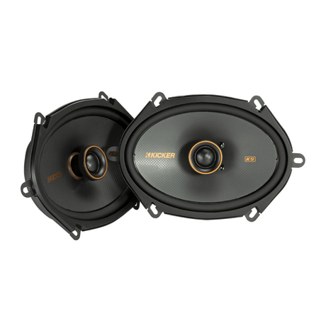 Kicker Car Speakers Kicker 51KSC6804 6x8" (160x200mm) Coaxial Speakers