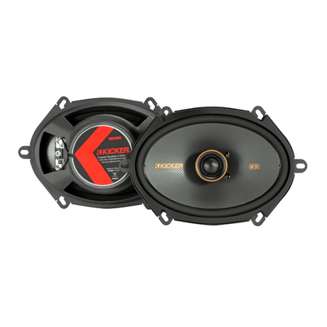 Kicker Car Speakers Kicker 51KSC6804 6x8" (160x200mm) Coaxial Speakers