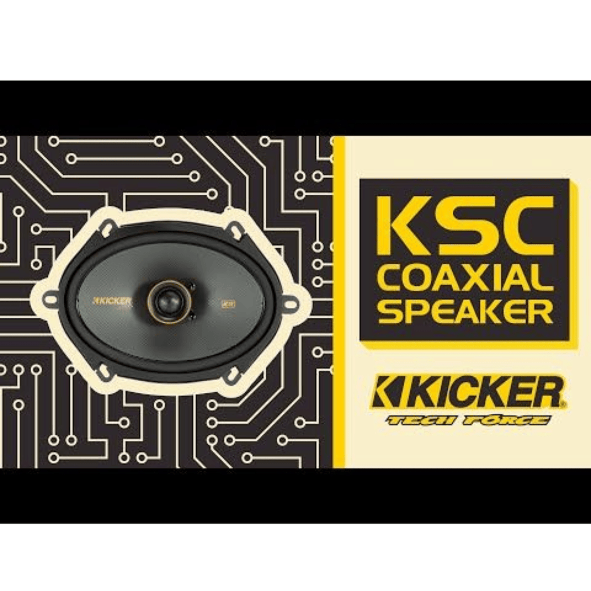 Kicker Car Speakers Kicker 51KSC6904 6x9" (160x230mm) Coaxial Speakers