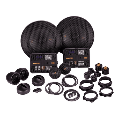 Kicker Car Speakers Kicker 51KSS504 5.25" (130 mm) Component Speaker System