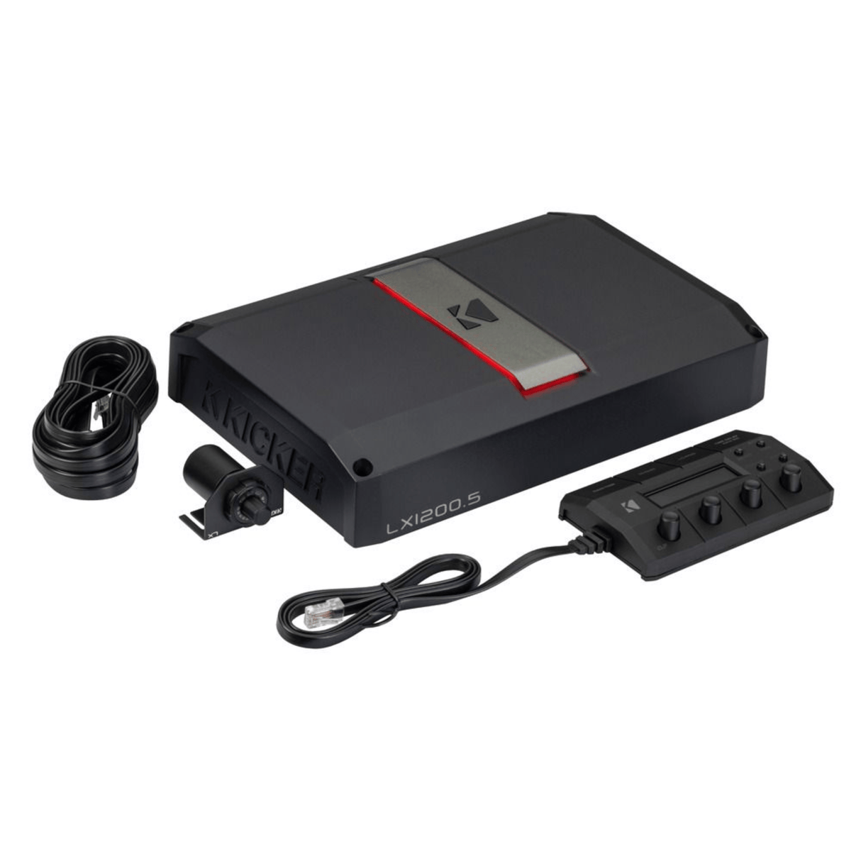Kicker Multi Channel Amp Kicker 51LX12005 LX-Series 1200W 5 Channel Class D System Amplifier w/ DSP Features