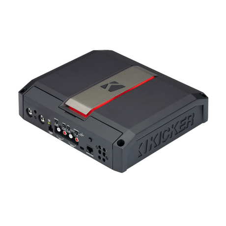 Kicker Monoblock Amp (For Subwoofers) Kicker 51LX12501 LX 1250W Monoblock Class D Subwoofer Amplifier w/ Smart Bass