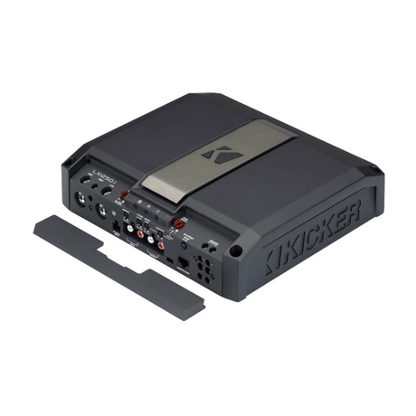 Kicker Monoblock Amp (For Subwoofers) Kicker 51LX12501 LX 1250W Monoblock Class D Subwoofer Amplifier w/ Smart Bass