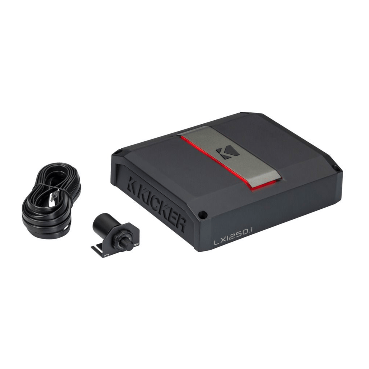 Kicker Monoblock Amp (For Subwoofers) Kicker 51LX12501 LX 1250W Monoblock Class D Subwoofer Amplifier w/ Smart Bass