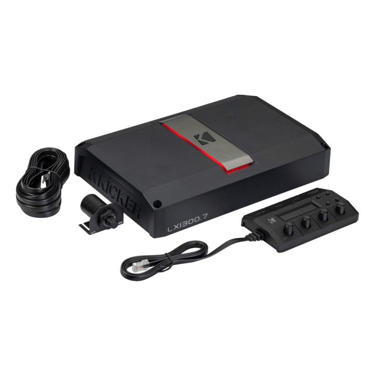Kicker Multi Channel Amp Kicker 51LX13007 LX-Series 1300W 7 Channel Class D System Amplifier w/ DSP Features
