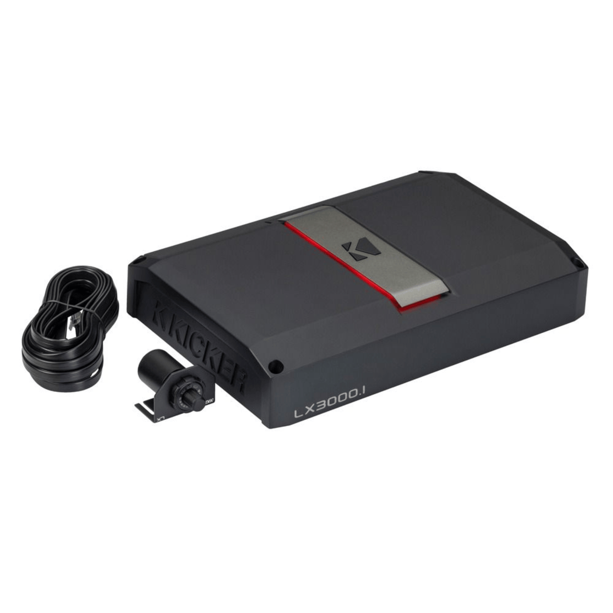 Kicker Monoblock Amp (For Subwoofers) Kicker 51LX30001 LX-Series 3000W Monoblock Class D Subwoofer Amplifier w/ Smart Bass