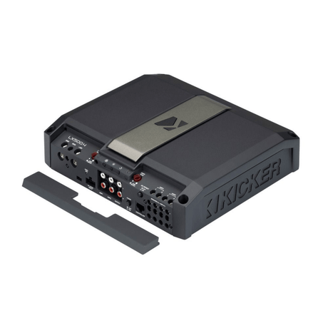 Kicker 4 Channel Amp Kicker 51LX5004 LX-Series 500W 4 Channel Class D Full-Range Amplifier w/ DSP Features