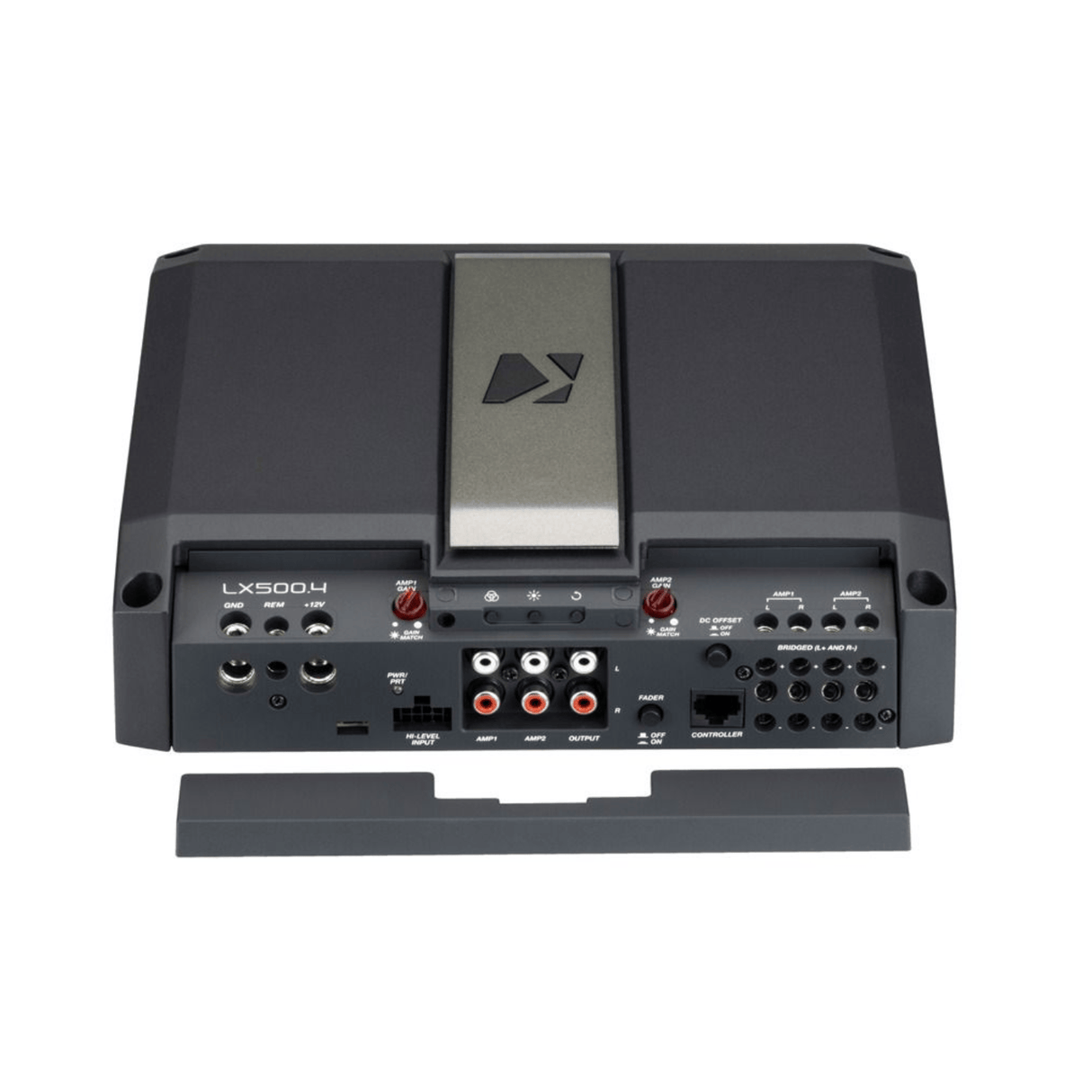 Kicker 4 Channel Amp Kicker 51LX5004 LX-Series 500W 4 Channel Class D Full-Range Amplifier w/ DSP Features