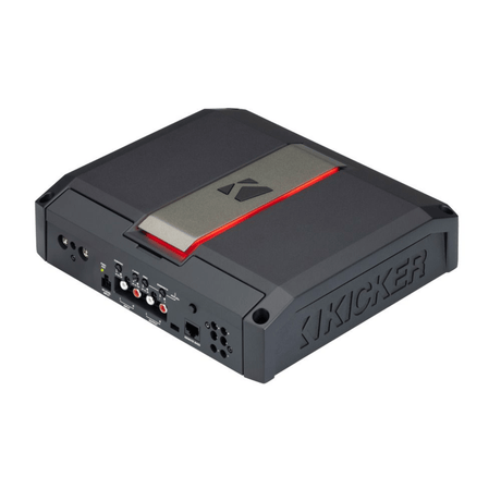 Kicker Monoblock Amp (For Subwoofers) Kicker 51LX8501 LX 850W Monoblock Class D Subwoofer Amplifier w/ Smart Bass