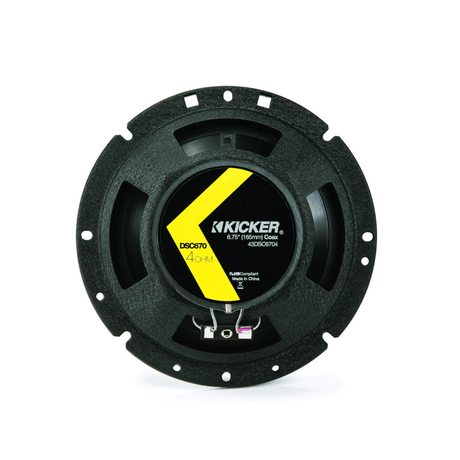 Kicker Car Speakers and Subs Kicker KA43DSC6704 DS 6.75" 165 mm Coaxial Speaker System